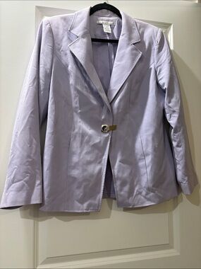 Versailles Light Lavender Single-Closure Blazer